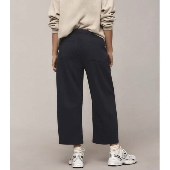 NWT Size S - Daily Practice by Anthropologie Barrel Sweatpants (Color Black) - Picture 7 of 16